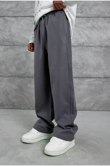 NOMARC Wide-Leg Relaxed Drawstring Sweatpants