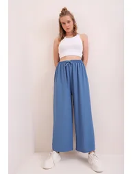 Pants - Navy blue - Relaxed - 1