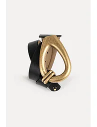Oval Form Antique Buckle Belt - 2