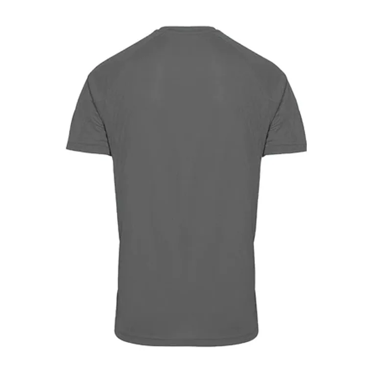 Tri Dri Mens Panelled Short Sleeve T-Shirt - Charcoal - 1