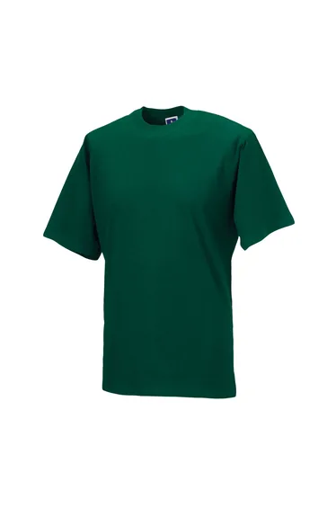 Russell Mens Organic Short-Sleeved T-Shirt - Bottle Green