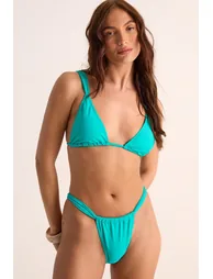 Ruched Triangle Bikini Set