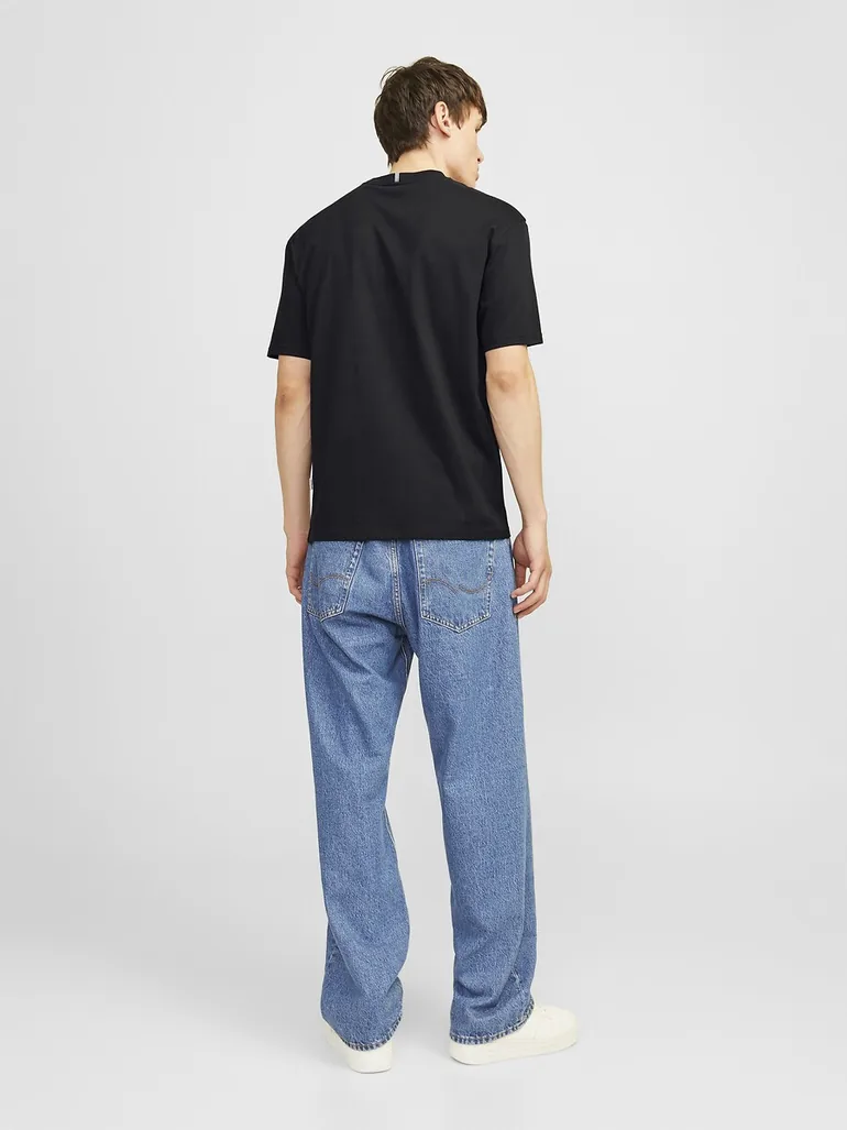 Logo Print T-Shirt with Crew Neck - 2