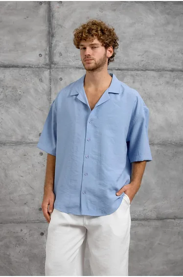 NOMARC Regular Fit Button Front Shirt