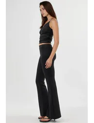 BUSEM Ribbed Elastic Flare Pants - 1