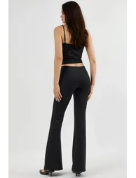 BUSEM Ribbed Elastic Flare Pants - 4