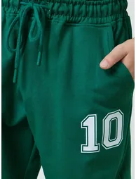 Teen Boys Dark Green Graphic Print Joggers - 2