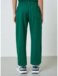 Teen Boys Dark Green Graphic Print Joggers - 3