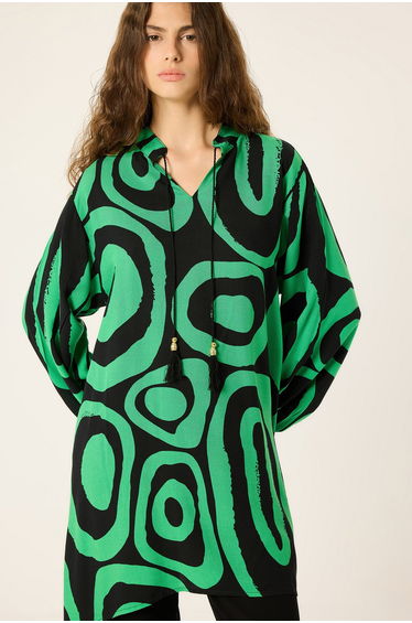 TUNIC PANTS VISCOSE SUIT product thumbnail 2
