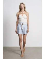 DILVIN Linen Shorts - 3