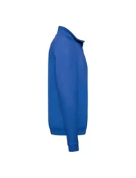 Fruit Of The Loom Mens Zip Neck Sweatshirt - Royal - 1