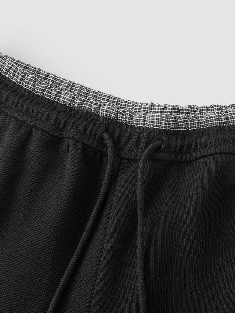 Women's Wide Leg Elastic Waist Pants - 2