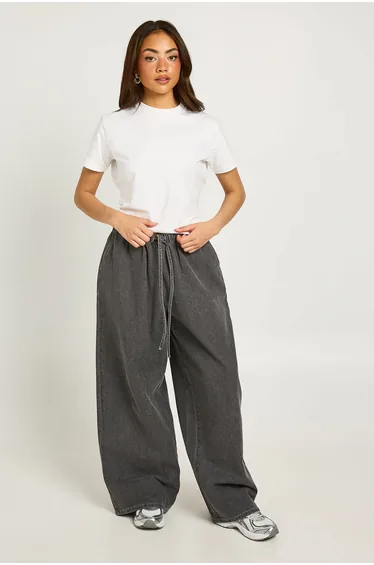 Supersoft Elasticated Waistband Jean - greywash