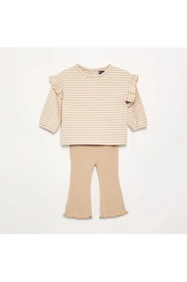 2-piece set - sweater + leggings BEIGE