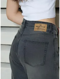 Women Grey High-Rise Slim Fit Jeans - 2