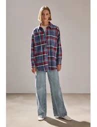 OVERSIZED CHECKED SHIRT