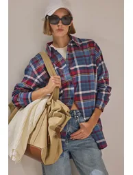 OVERSIZED CHECKED SHIRT - 1