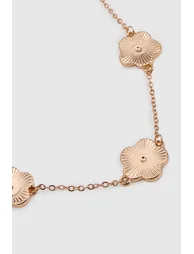 Flower Detail Jewellery Set - gold - 1