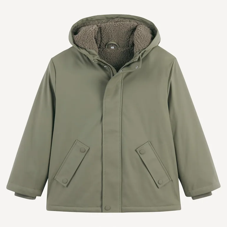 Sherpa-Lined Hooded Windbreaker - 3