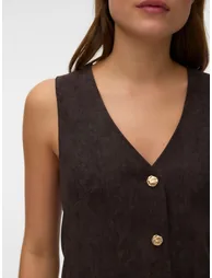 Velour Sleeveless Dress - 3