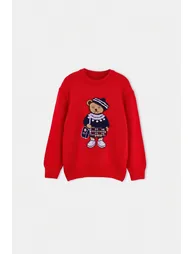 Red Girl's Sweater - 1