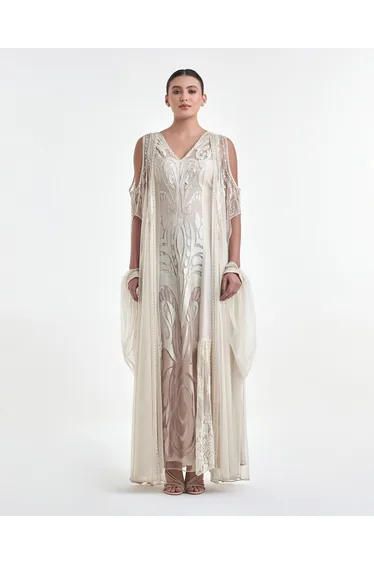 Royal Ivory Glow Dress