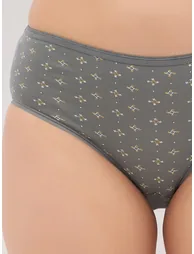 Pack of 3 - Printed Mid Rise Hipster Briefs - 2
