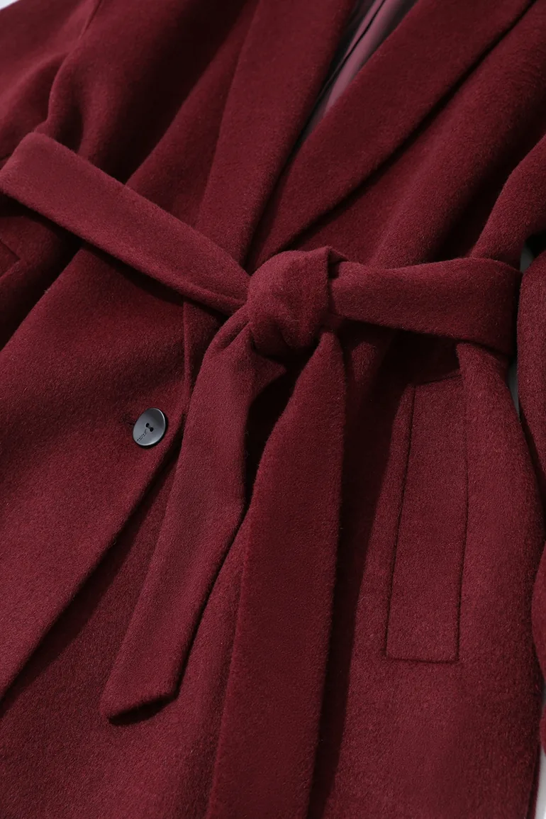 Long Woolen Coat - 10