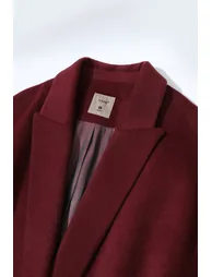 Long Woolen Coat - 9