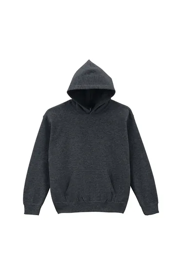 Gildan Childrens/Kids Heavy Blend Hooded Sweatshirt - Fan Charcoal Heather