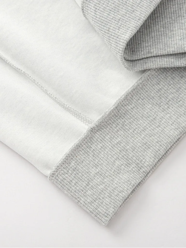 Boys' Contrast Sleeve Sweatshirt And Jogger Set - 3