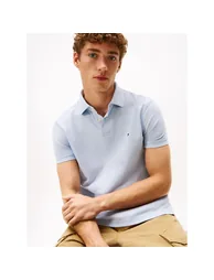 Tommy Hilfiger Mens 1985 Regular Polo Shirt - Breezy Blue - 2