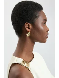 Tapered Hoop Earrings