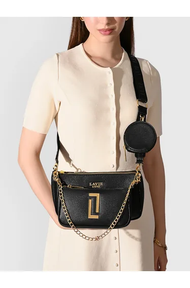 3-Piece Duo Chunk Sling Bag Set