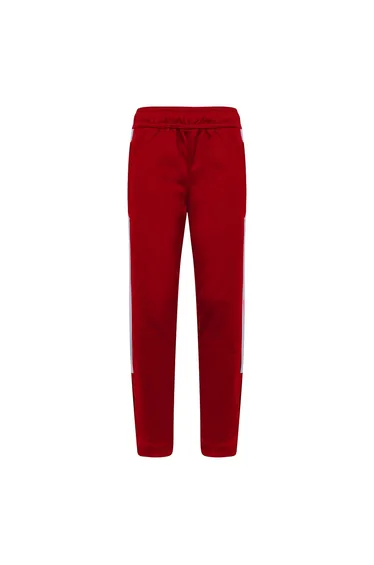 Finden & Hales Childrens/Kids Boys Knitted Tracksuit Pants - Red/White