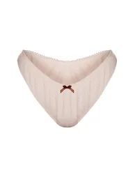 White Broderie Tanga Bikini Bottoms - 4