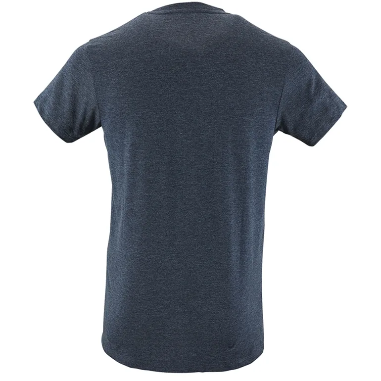 SOLS Mens Regent Slim Fit Short Sleeve T-Shirt - Heather Denim - 1
