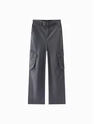 Women's Camo Print Cargo Pants - 3