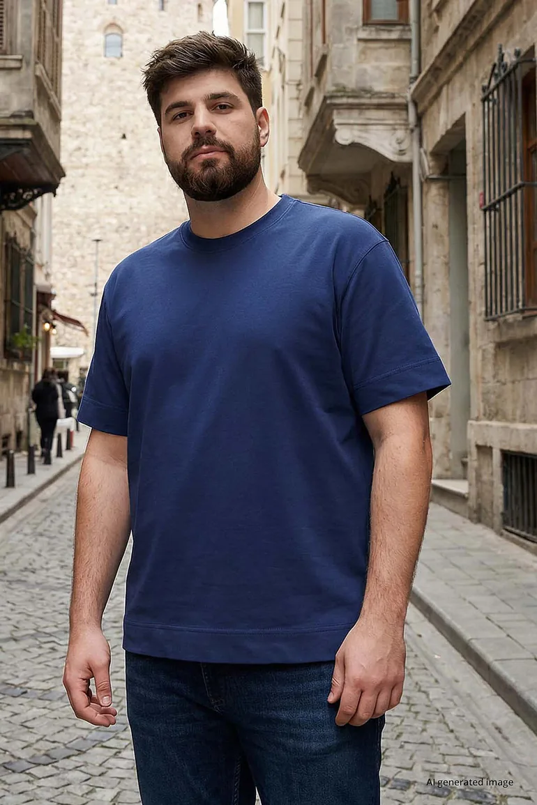 TOMMY Men's Cotton Elastane T-Shirt - 1