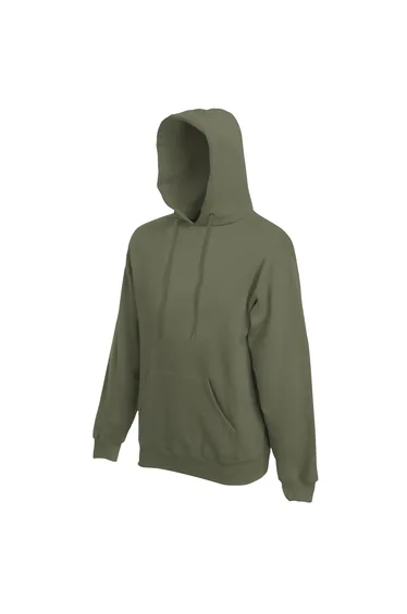 Fruit Of The Loom Mens Premium 70/30 Hooded Sweatshirt / Hoodie - Classic Olive