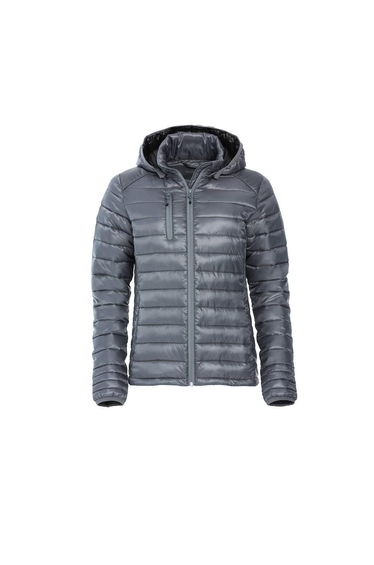 Clique Womens/Ladies Hudson Padded Jacket - Grey