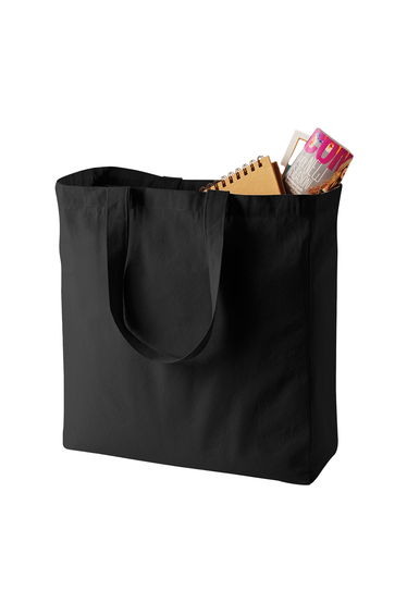 Quadra Classic Canvas Shopper Bag - Black