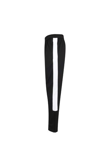 Finden and Hales Mens Knitted Tracksuit Pants - Black/White