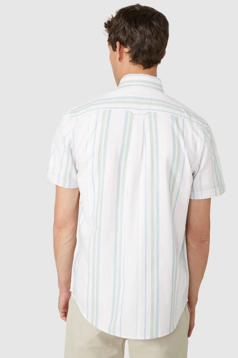 Oxford Multi Stripe - pink - 1