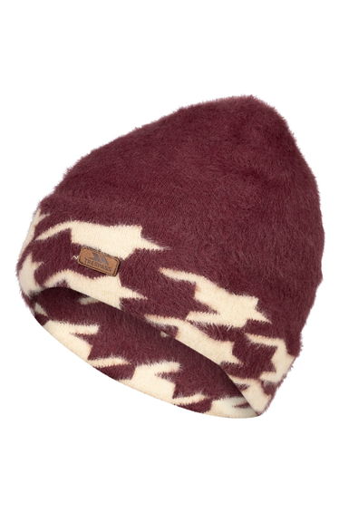 Trespass Womens/Ladies Toffy Reversible Beanie - Mulberry