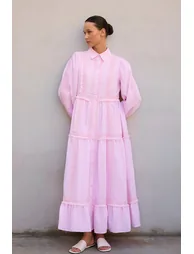 BRODEL-STYLE POPLIN DRESS - 2