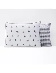 DIGNA Geometric Print Cotton Percale Pillowcase - 2
