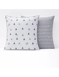 DIGNA Geometric Print Cotton Percale Pillowcase - 1