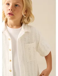 Bradley Crochet Embroidered Shirt - 2