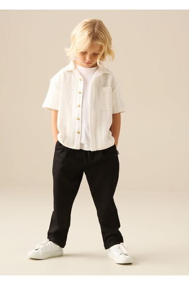 Bradley Crochet Embroidered Shirt